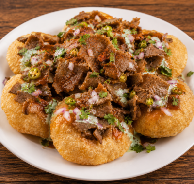Hot Meat Puri