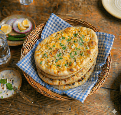 Cheese & Garlic Nan