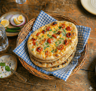 Cheese & Tomato Nan