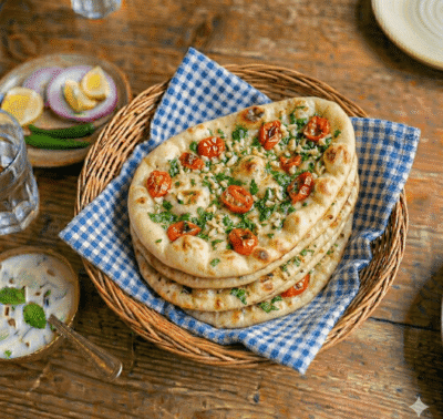 Garlic & Tomato Nan