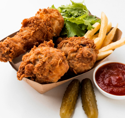 3 Pcs Chicken with Chips